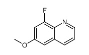 8-氟-6-甲氧基喹啉结构式