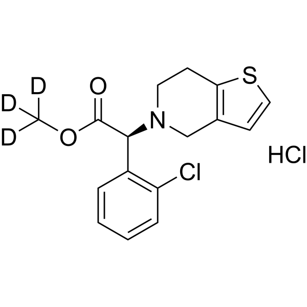 Clopidogrel-d3 hydrochloride Structure