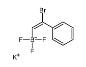 (2-溴-2-苯基乙烯基)三氟硼酸钾结构式