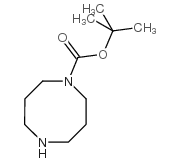 1,5-二氮杂环辛烷-1-甲酸叔丁酯结构式