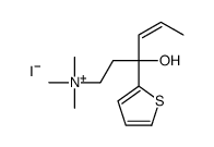 [(E)-3-hydroxy-3-thiophen-2-ylhex-4-enyl]-trimethylazanium,iodide Structure