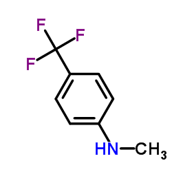 N-Methyl-4-(trifluoromethyl)aniline Structure