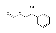 1-Phenyl-1-hydroxy-2-acetoxy-propan结构式
