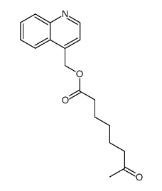 4-quinolylmethyl 7-oxooctanoate结构式