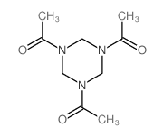1-(3,5-diacetyl-1,3,5-triazinan-1-yl)ethanone结构式
