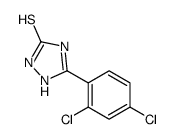 5-(2,4-二氯苯基)-4h-[1,2,4]噻唑-3-硫醇结构式
