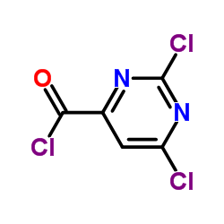 2,6-Dichloropyrimidine-4-carbonyl chloride structure