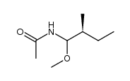 N-((2S)-1-methoxy-2-methylbutyl)acetamide Structure