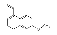 7-甲氧基-4-乙烯基-1,2-二氢萘结构式