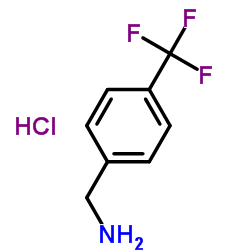 4-(三氟甲基)苄胺盐酸盐结构式