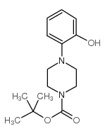 1-(2-羟基苯基)-哌嗪-4-羧酸叔丁酯结构式