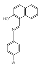 1-[[(4-bromophenyl)amino]methylidene]naphthalen-2-one结构式