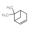 7,7-dimethylbicyclo[3.1.1]hept-3-ene Structure
