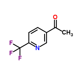 1-[6-(三氟甲基)-3-吡啶]乙酮结构式