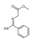 methyl 2-(benzenecarbonothioylamino)acetate结构式