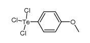 (4-methoxyphenyl)TeCl3结构式