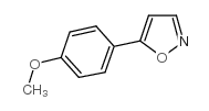 5-(4-甲氧基苯基)异恶唑结构式