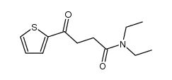 N,N-diethyl-4-(2-thienyl)-4-oxobutanamide Structure