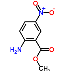 2-氨基-5-硝基苯甲酸甲酯结构式