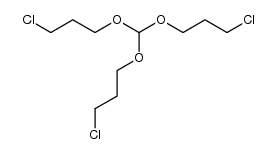 tris(3-chloropropyl) orthoformate结构式
