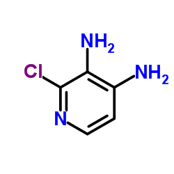 2-Chloro-3,4-diaminopyridine structure