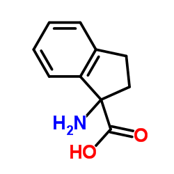 1-Amino-1-indanecarboxylic acid Structure