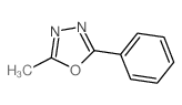 2-甲基-5-苯基-1,3,4-噁二唑结构式