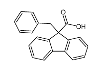 9-benzyl-fluorene-9-carboxylic acid结构式