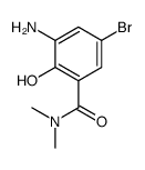 3-Amino-5-bromo-2-hydroxy-N,N-dimethylbenzamide Structure