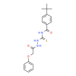 4-tert-butyl-N-{[2-(phenoxyacetyl)hydrazino]carbonothioyl}benzamide picture