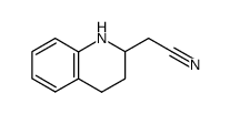 (+/-)-2-Cyanomethyl-1,2,3,4-tetrahydroquinoline结构式