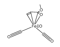 tricarbonyl(η4-methyl acrylate)iron结构式