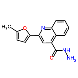2-(5-Methyl-2-furyl)-4-quinolinecarbohydrazide Structure