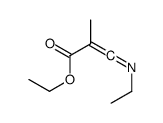 ethyl 3-ethylimino-2-methylprop-2-enoate Structure