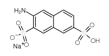 3-氨基-2,7-萘二磺酸单钠盐结构式