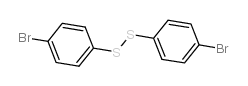 双(4-溴苯基)二硫醚结构式