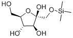 三甲基甲硅烷基-D-(-)-果糖结构式