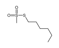 HEXYL METHANETHIOSULFONATE structure