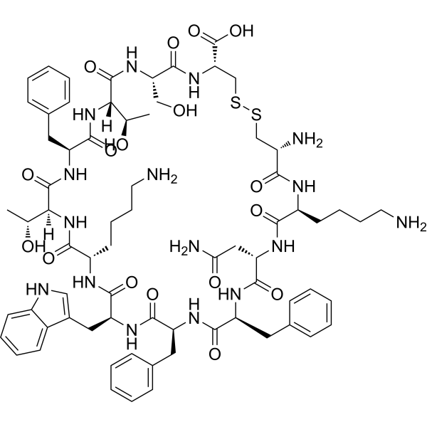 Somatostatin-14 (3-14) Structure