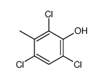 2,4,6-trichloro-m-cresol结构式