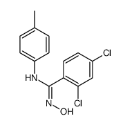 2,4-dichloro-N-hydroxy-N'-(4-methylphenyl)benzenecarboximidamide Structure