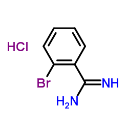 2-溴苯甲脒盐酸盐结构式