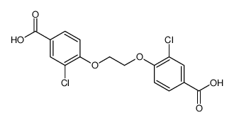 4,4'-[1,2-ethanediylbis(oxy)]bis[3-chlorobenzoic] acid Structure