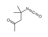 2-Pentanone, 4-isocyanato-4-methyl- (9CI)结构式