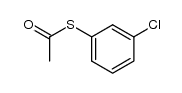 m-chlorophenyl thiolacetate结构式