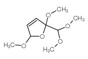 2,5-二氢-2,5-二甲氧基-2-二甲氧基甲基呋喃结构式