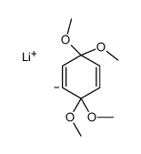 lithium,3,3,6,6-tetramethoxycyclohexa-1,4-diene结构式