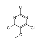 2,4,6-三氯-5-甲氧基嘧啶结构式