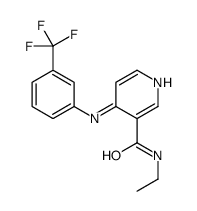 N-ethyl-4-[3-(trifluoromethyl)anilino]pyridine-3-carboxamide Structure