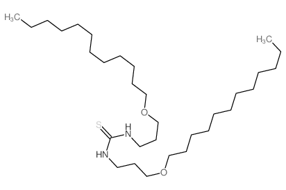 1,3-bis(3-dodecoxypropyl)thiourea结构式